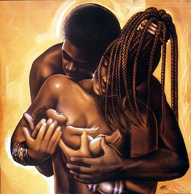 Together by WAK - Kevin A. Williams Wall Art Décor 13 3/4 x 13 3/4 Art Print