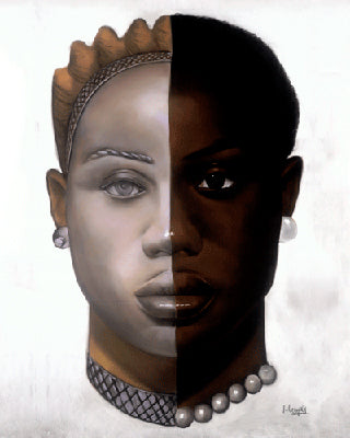 African Mask #25 by Laurie Cooper Wall Art Décor 10 1/2 x 8 1/2 Art Print