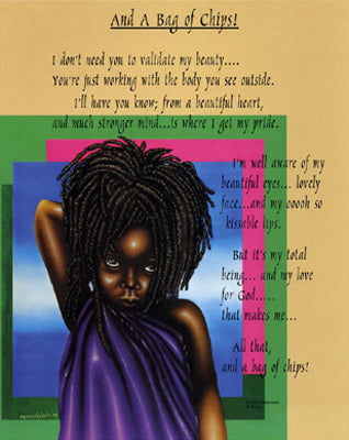 And a Bag of Chips by Batteryman Wall Art Décor 10 x 8 Art Print