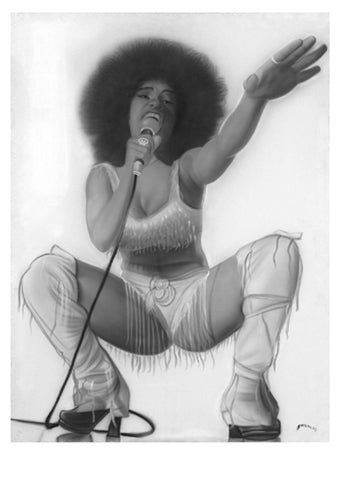 Soul Sister II: The Singer by Steven Reed Wall Art Décor 34 x 24 Art Print