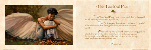 Framed This Too Shall Pass: Statement by Henry Lee Battle | 12 x 36