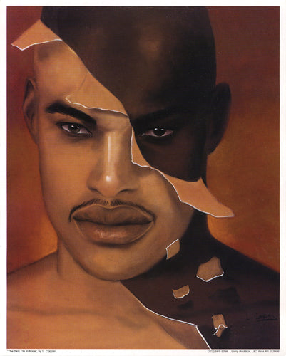Framed The Skin I’m In: Male (mini) by Laurie Cooper | 10 x 8