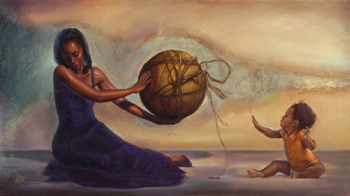 If This World Were Mine Female by WAK - Kevin A. Williams Wall Art Décor 20 x 36 Art Print