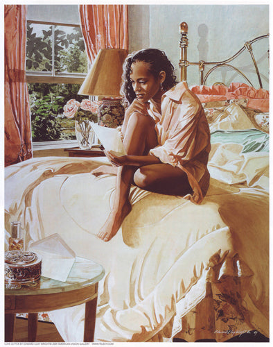 Love Letter by Edward Clay Wright Wall Art Décor 10 x 8 Art Print