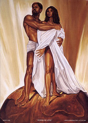 Framed Power of Love by WAK - Kevin A. Williams | 18 x 12