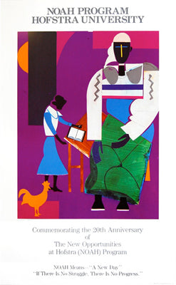 NOAH Means - "A New Day" by Romare Bearden Wall Art Décor 34 1/2 x 21 Art Print
