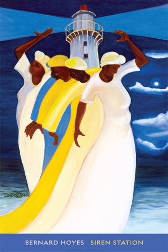 Siren Station by Bernard Hoyes Wall Art Décor 36 x 24 Art Print