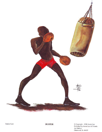 Buster by Annie Lee Wall Art Décor 11 x 8 1/2 Art Print