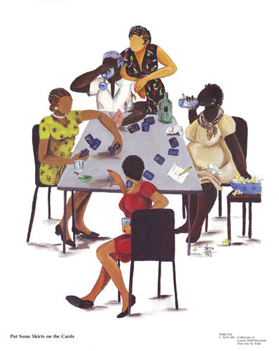 Framed Put Some Skirts on the Cards by Annie Lee | 14 x 11