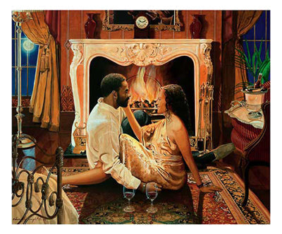 Framed Hearts of Fire by Edward Clay Wright | 24 x 30