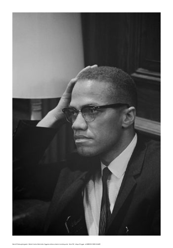 Malcolm X at MLK Press Conference, Washington DC, March, 1964 by Marion S. Trikosko Wall Art Décor 20 x 14 Art Print