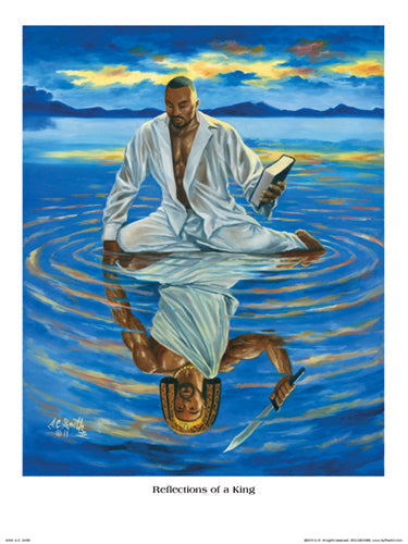 Framed Reflections of a King by A.C. Smith | 24 x 18