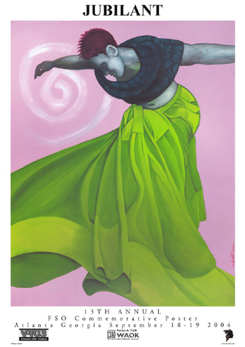 Jubilant by Cbabi Bayoc Wall Art Décor 34 x 24 Art Print