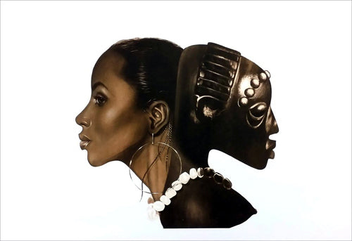 Two Beauties by Henry C. Porter Wall Art Décor 8 ½ x 11 Art Print