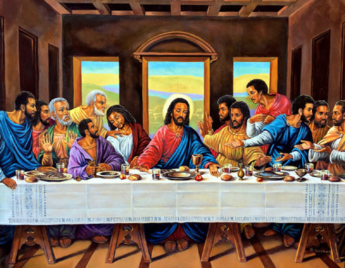 Framed The Last Supper by Jean Francois | 24 x 36