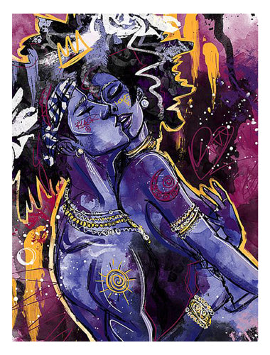 Black Love by Justin Copeland Wall Art Décor 26 x 19 ¾ Art Print