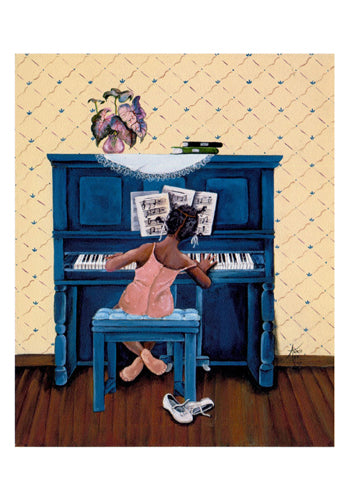 Rhapsody in A Minor notecard by Annie Lee Wall Art Décor 8 x 5 ½ Art Print