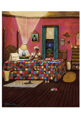 Framed Calling Home (notecard) by Melvin King | 8 x 5 ½