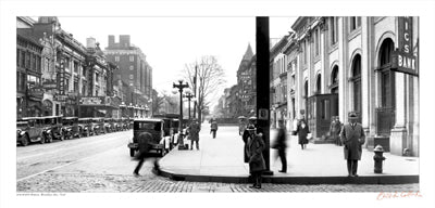 Ninth Avenue, Brooklyn, New York, 1929 by Merlis Collection Wall Art Décor 12 1/2 x 26 Art Print