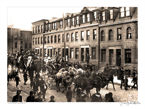 Fort Greene Circus, Brooklyn, New York, 1880 by Merlis Collection Wall Art Décor 11 x 14 Art Print