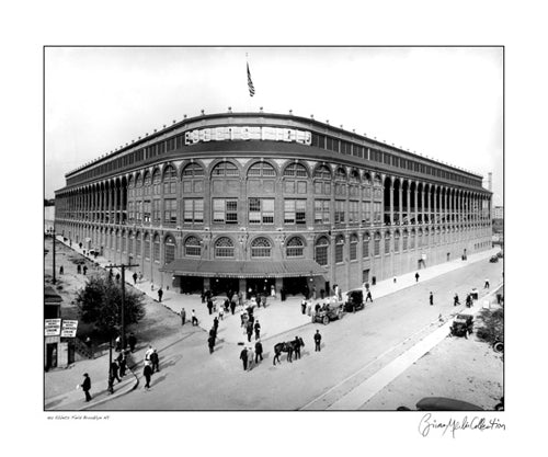 Framed Ebbets Field, Brooklyn, New York, 1912 by Merlis Collection