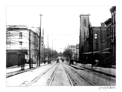 Framed Greene Avenue, Brooklyn, New York, 1916 by Merlis Collection