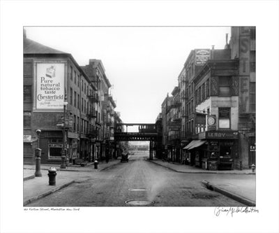 Framed Fulton Street, Brooklyn, New York, 1912 by Merlis Collection