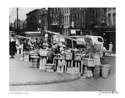 Framed Lower Manhattan, 1940's by Merlis Collection | 11 x 14