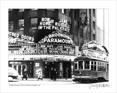 Framed Brooklyn Paramount, New York, 1948 by Merlis Collection