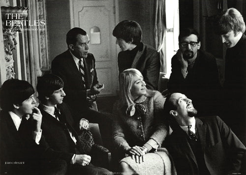 The Beatles with Peter, Paul and Mary & Ed Sullivan, Hilton Hotel, London, 1964 by Jean C. Desaint Wall Art Décor 19 3/4 x 27 1/2 Art Print
