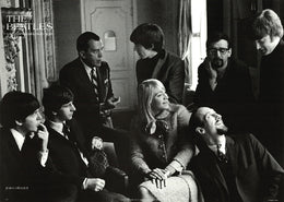 The Beatles with Peter, Paul and Mary & Ed Sullivan, Hilton Hotel, London, 1964 by Jean C. Desaint Wall Art Décor 19 3/4 x 27 1/2 Art Print