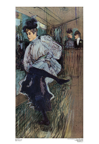 Framed Art Jane Avril Dansant by Henri de Toulouse-Lautrec | 31 3/8 x 21 5/8 A...
