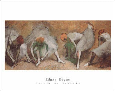 Frieze of Dancers by Edgar Degas Wall Art Décor 22 x 28 Art Print