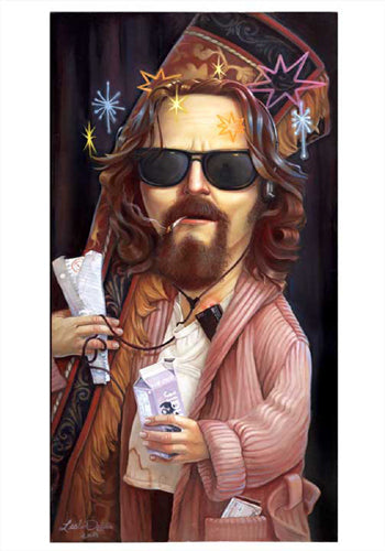 Framed Lebowski by Leslie Ditto | 20 x 14