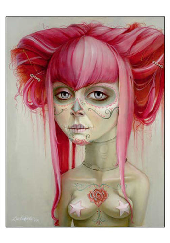 Framed Day of the Dead I by Leslie Ditto | 20 x 14