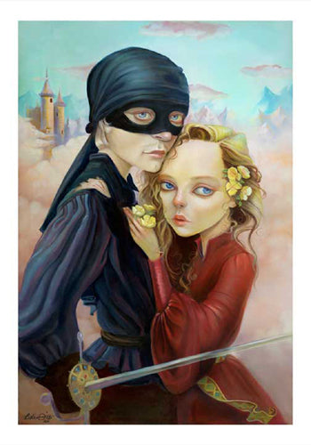Framed Art Princess Bride by Leslie Ditto | 20 x 14