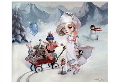 Snow by Leslie Ditto Wall Art Décor 14 x 20 Art Print