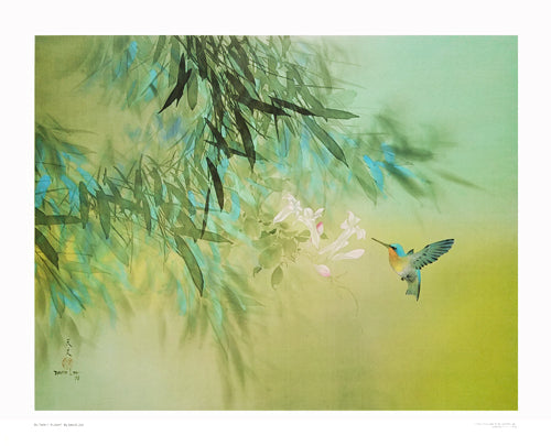 Framed Hummingbird by David Lee | 26 x 32