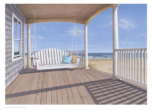 The Porch Swing by Daniel Pollera Wall Art Décor 11 x 15 Art Print