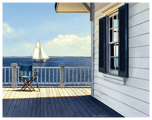 On the Bay by Daniel Pollera Wall Art Décor 11 1/2 x 14 1/2 Art Print