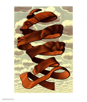 Rind by M.C. Escher Wall Art Décor 25 5/8 x 21 3/4 Art Print