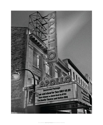 Framed Twilight at the Apollo, Harlem by Ellen Fisch | 17 x 14