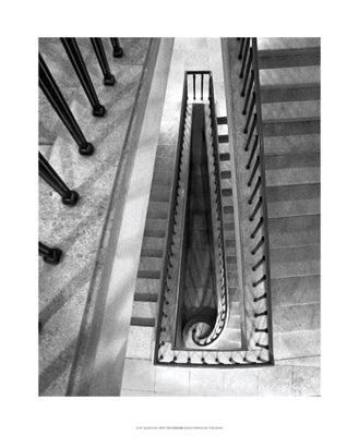 Into the Staircase by Ellen Fisch Wall Art Décor 17 x 14 Art Print