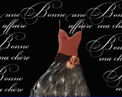 Robe de Soiree de Sienna by Anon Wall Art Décor 8 x 10 Art Print