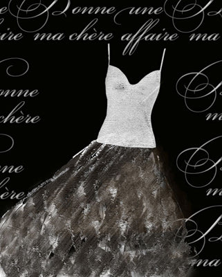 Robe de Soiree Blanche by Anon Wall Art Décor 10 x 8 Art Print