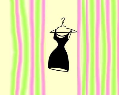 Robe sur Rose et Vert by Anon Wall Art Décor 8 x 10 Art Print