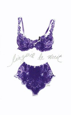 Lingerie de Nuit by Tina Amico Wall Art Décor 16 x 10 Art Print