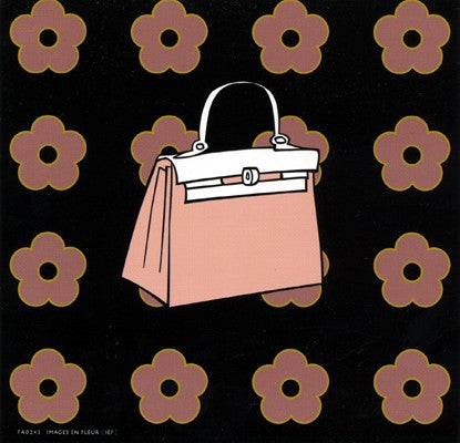 Purse in Soft Rose by Anon Wall Art Décor 6 x 6 Art Print