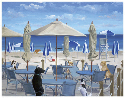 Beach Club Tails II by Carol Saxe Wall Art Décor 14 1/2 x 18 1/2 Art Print