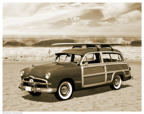 Vintage Woody by Anon Wall Art Décor 11 1/2 x 14 1/2 Art Print